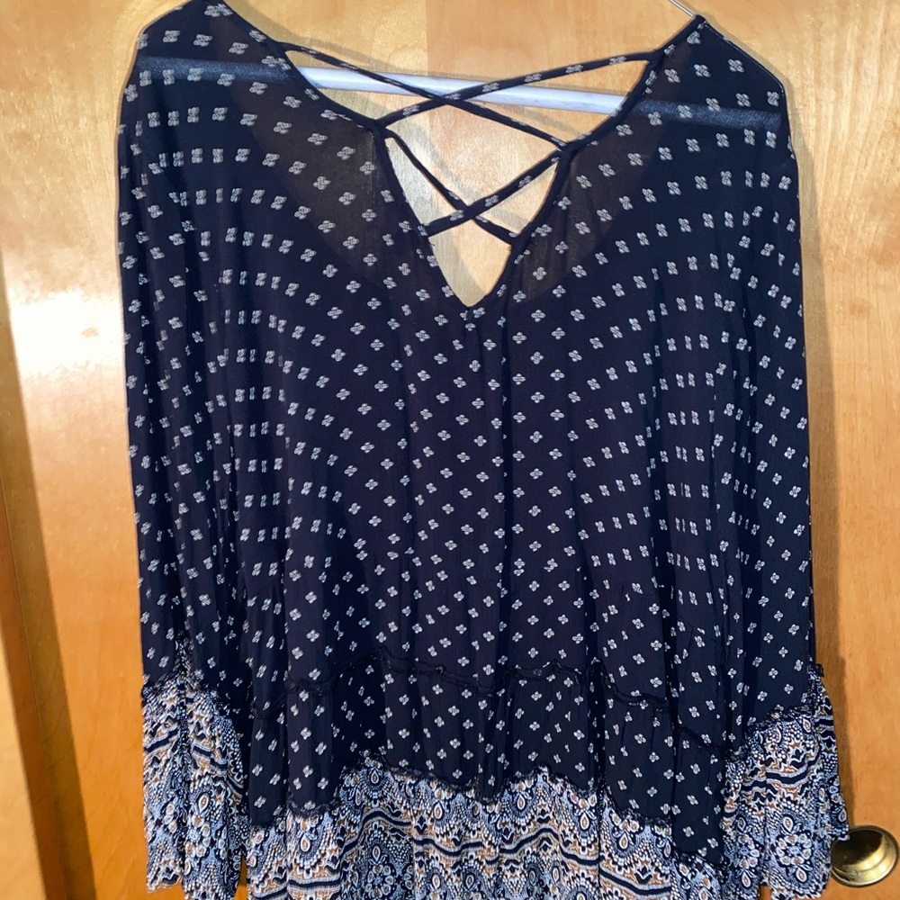 3/4 sleeve casual shirt
